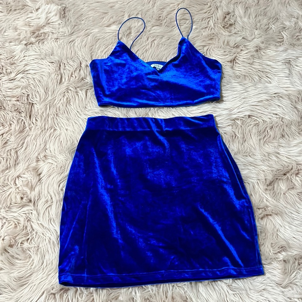 Blue Velvet Set